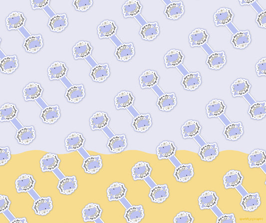 Everything Whale Be Okay Mental Health Magnetic Bookmark Paper Craft Printable