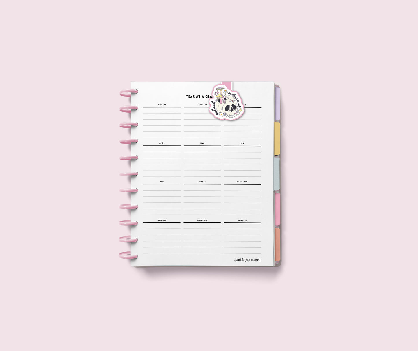 Dead Inside But Still Groovy Mental Health Magnetic Bookmark Paper Craft Printable