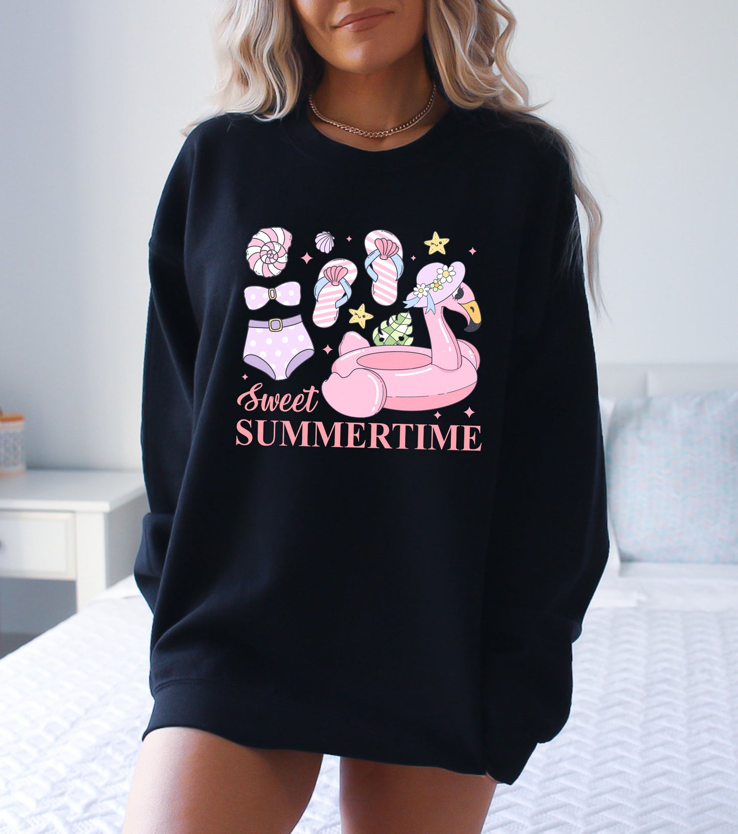 Sweet Summertime Groovy Summer DTF Transfer Print