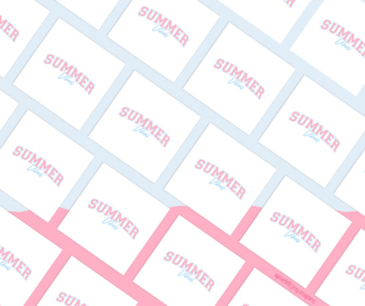 Summer Vibes Groovy Summer Sublimation Transfer Print