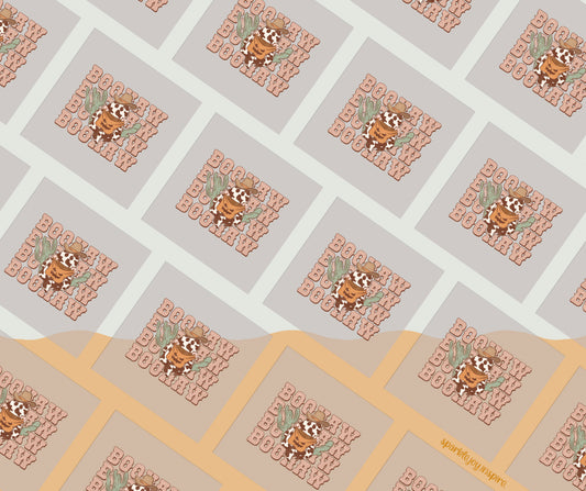 Boohaw Stacked Howdy Western Halloween DTF Transfer Print