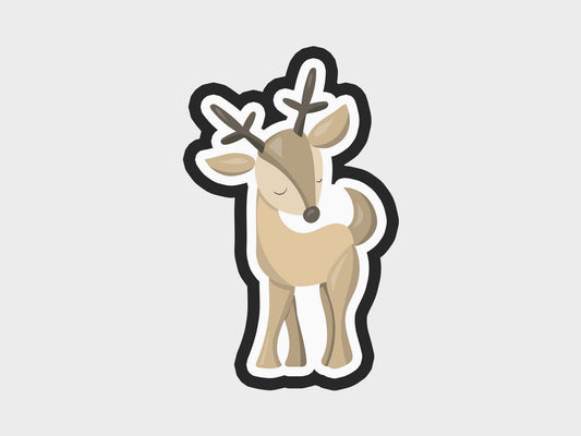 Deer Christmas Winter Gnomes Cookie Cutter STL Files