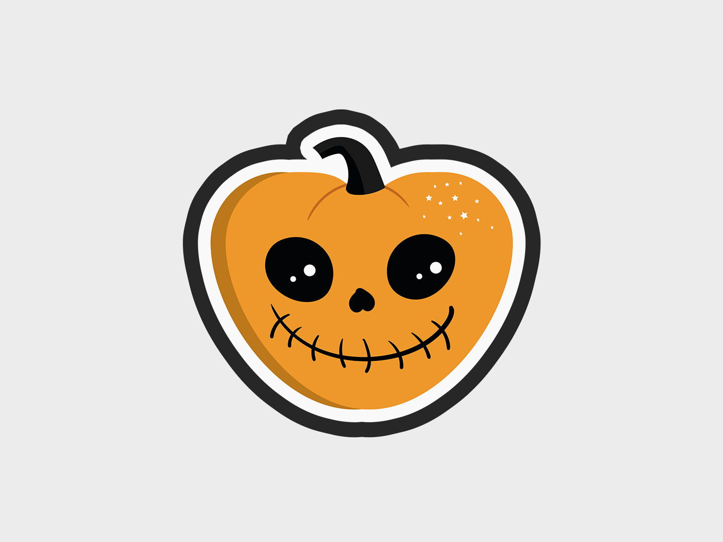 Pumpkin Halloween Hearts Cookie Cutter STL Files