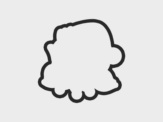 Elf Girl Christmas Faces Cookie Cutter STL Files