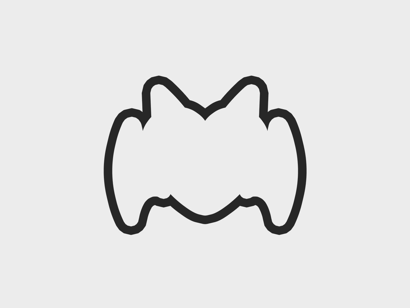 Bat Halloween Hearts Cookie Cutter STL Files