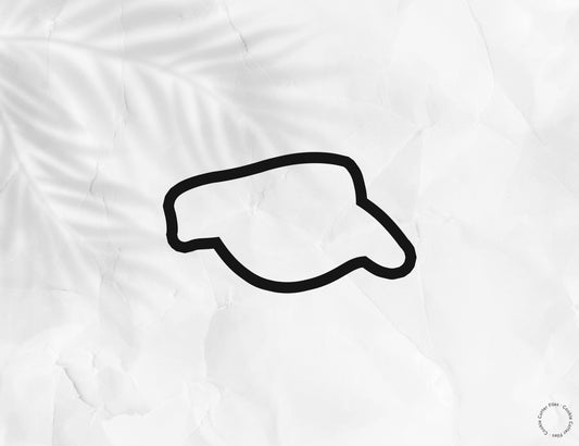 Golf Visor Hat Cookie Cutter STL Files Cookie Cutter Files