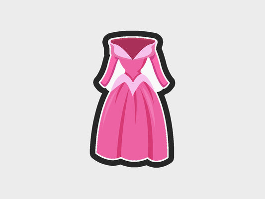 Sleeping Inspired Princess Dress Cookie Cutter STL Files