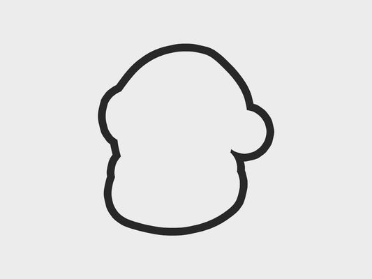 Penguin Christmas Faces Cookie Cutter STL Files