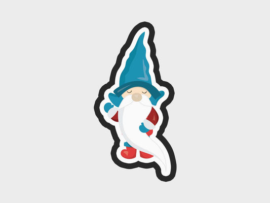 Waving Christmas Winter Gnomes Cookie Cutter STL Files
