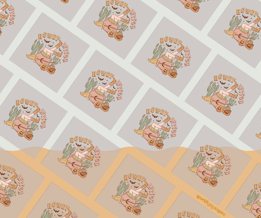Howdy Witch Howdy Western Halloween DTF Transfer Print