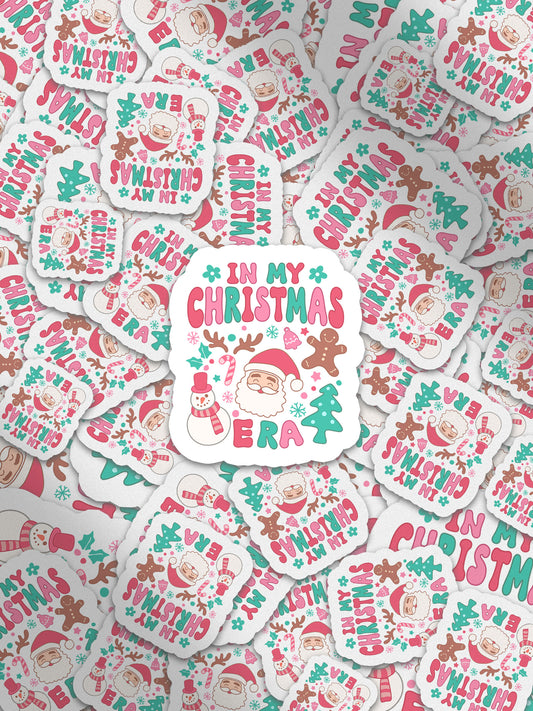 In My Christmas Era Boho Christmas Christian Jesus Sticker