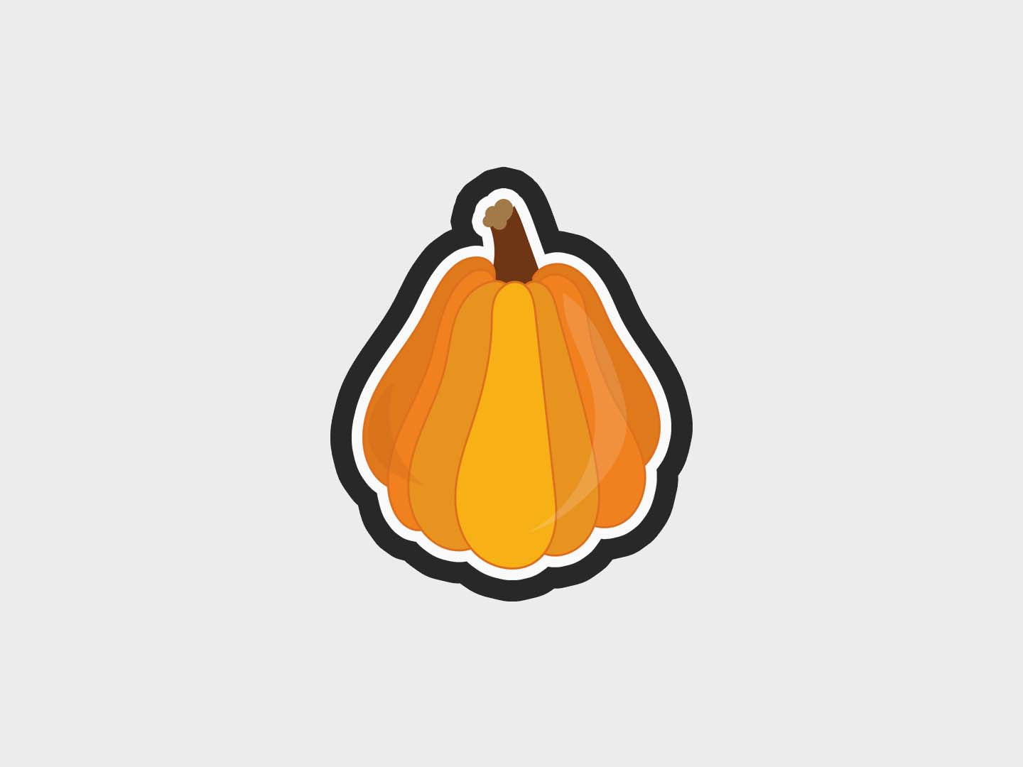 Pumpkin Tall Fall Harvest Cookie Cutter STL Files