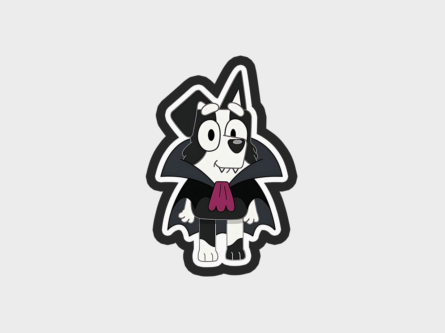 Vampire Inspired Halloween Blue Heeler Dog Cookie Cutter STL Files