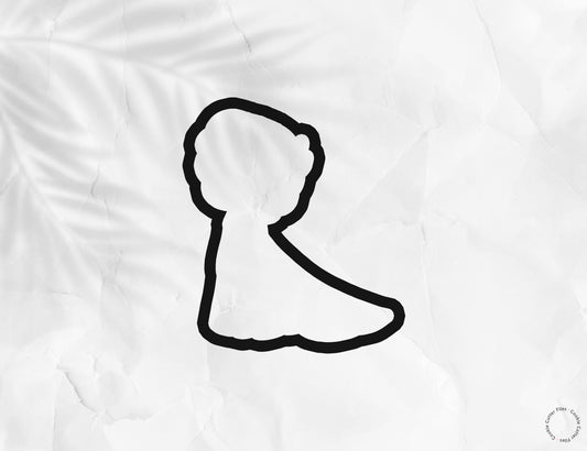 Ice Little Princess Cookie Cutter STL Files Cookie Cutter Files