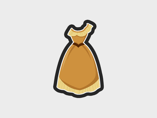 Native Inspired Princess Dress Cookie Cutter STL Files