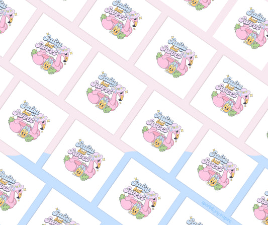 Salty But Sweet Groovy Summer Sublimation Transfer Print