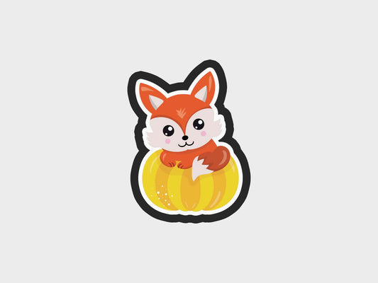 Pumpkin Thanksgiving Foxes Cookie Cutter STL Files