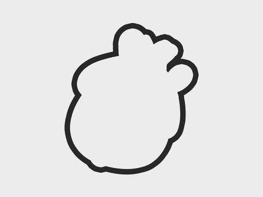 Pumpkin Thanksgiving Turkey Faces Cookie Cutter STL Files