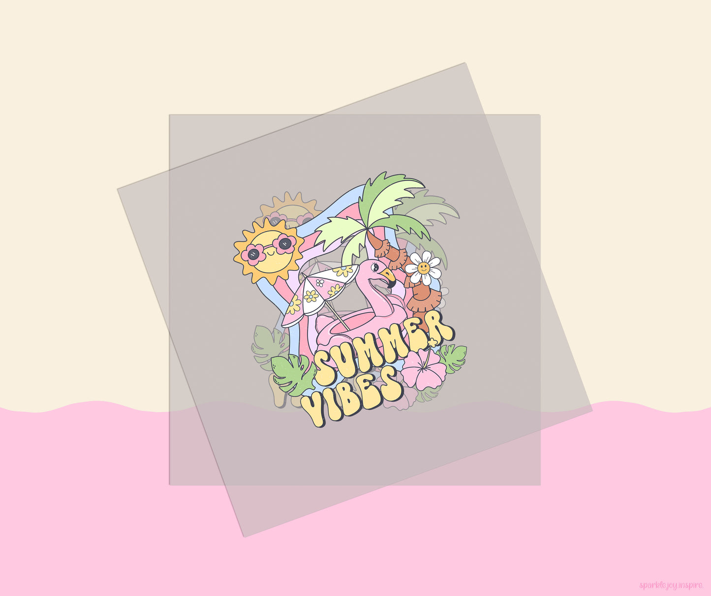 Summer Vibes Groovy Summer DTF Transfer Print