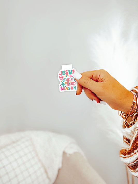 Jesus Is The Reason Boho Christmas Christian Jesus Magnetic Bookmark