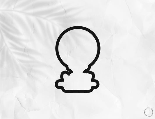 Golf Ball Tee Cookie Cutter STL Files Cookie Cutter Files