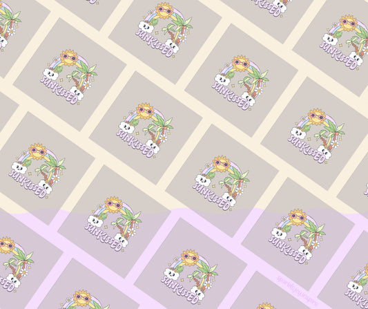 Sun Kissed Groovy Summer DTF Transfer Print