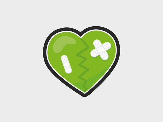 Broken Halloween Hearts Cookie Cutter STL Files