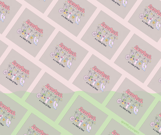 Summer Is A State Of Mind Groovy Summer DTF Transfer Print