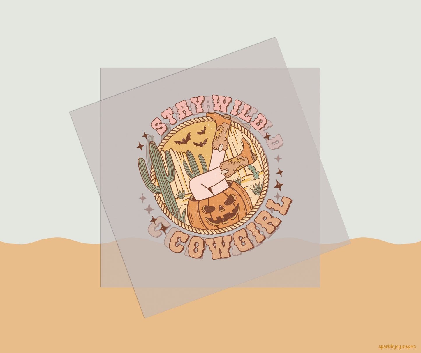Stay Wild Cowgirl Howdy Western Halloween DTF Transfer Print