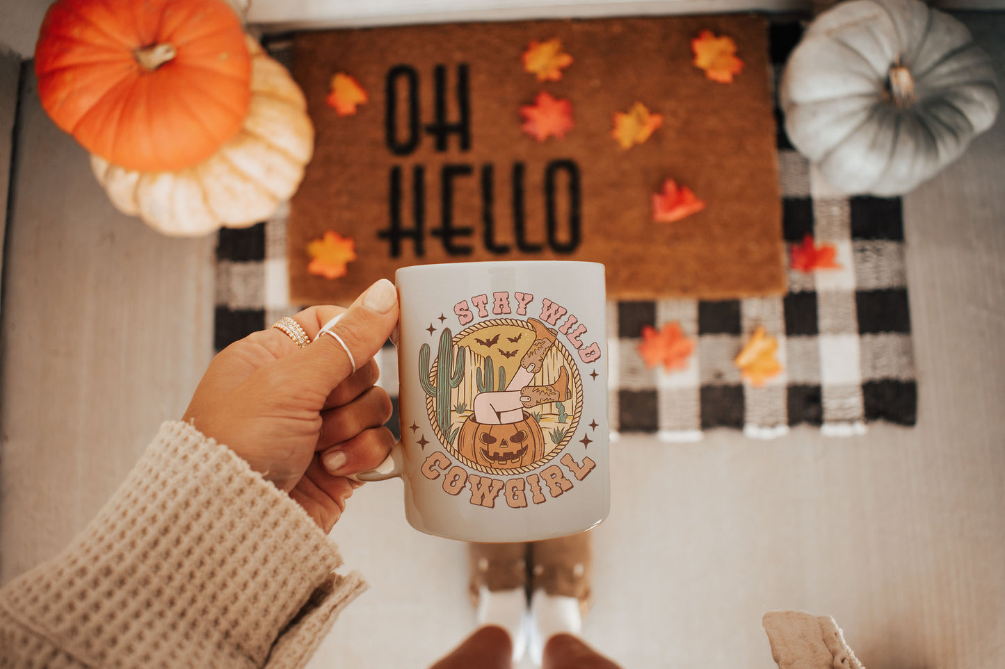 Stay Wild Cowgirl Howdy Western Halloween Sublimation Transfer Print