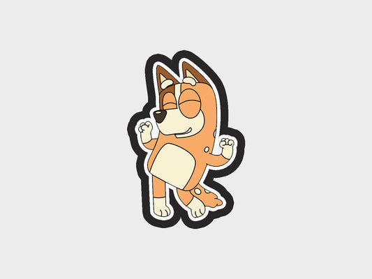 Mum Inspired Blue Heeler Dog Cookie Cutter STL Files