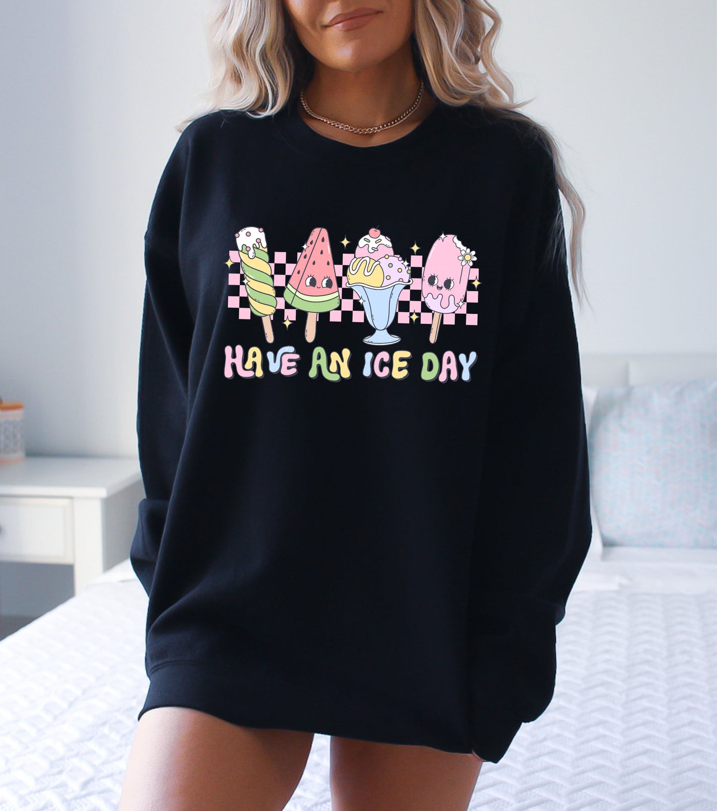 Have An Ice Day Groovy Summer DTF Transfer Print