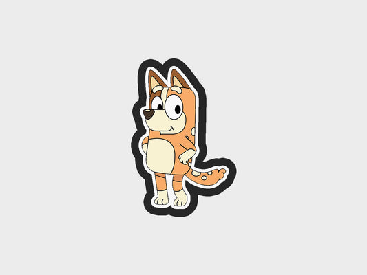 Mum Two Inspired Blue Heeler Dog Cookie Cutter STL Files