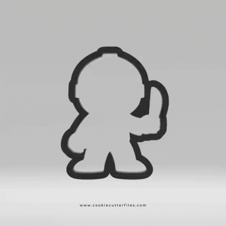Mask Horror Chibi Inspired Cookie Cutter STL Files