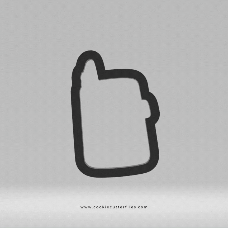Walkie Police Kids Cookie Cutter STL Files