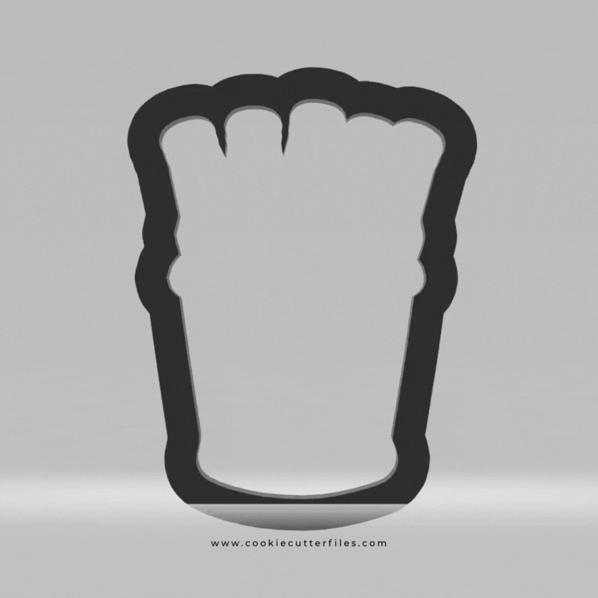 Beer Bucket Super Bowl Party Cookie Cutter STL Files