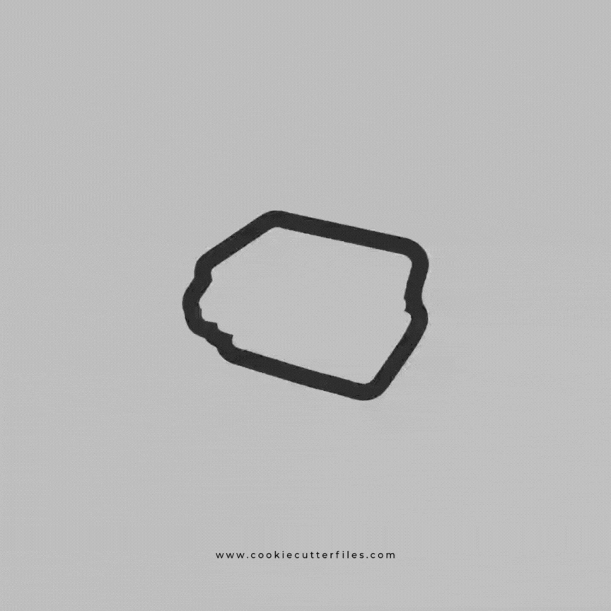 Cards Pile Game Night Cookie Cutter STL Files