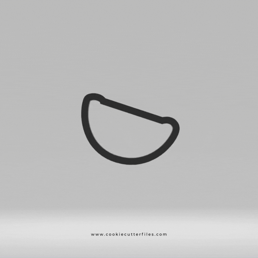 Watermelon Fourth Backyard Bbq Cookie Cutter STL Files