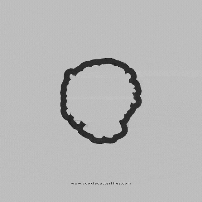 Highlands Little Princess Cookie Cutter STL Files Cookie Cutter Files