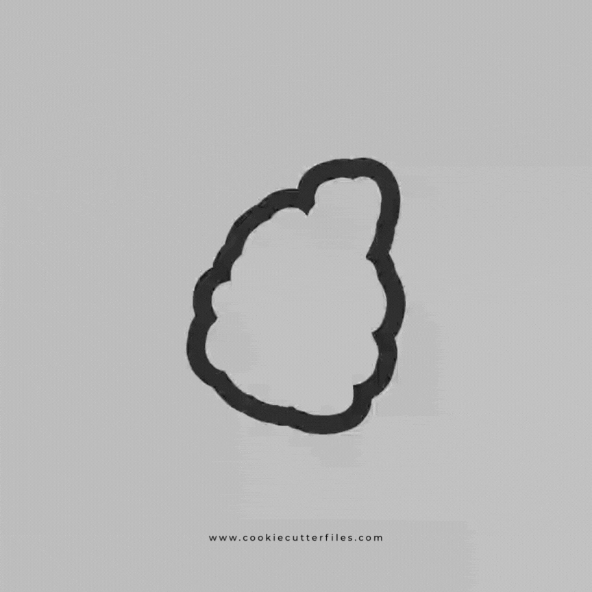 Dog Pumpkin Inspired Mystery Dog Crew Cookie Cutter STL Files