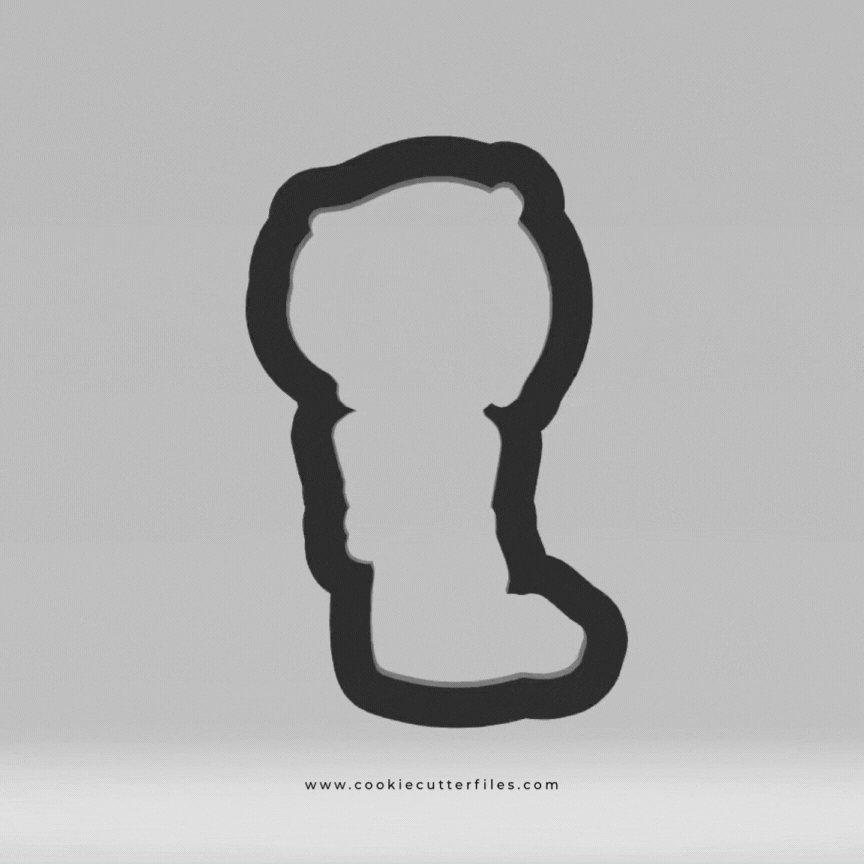 Boy Praying First Communion Cookie Cutter STL Files