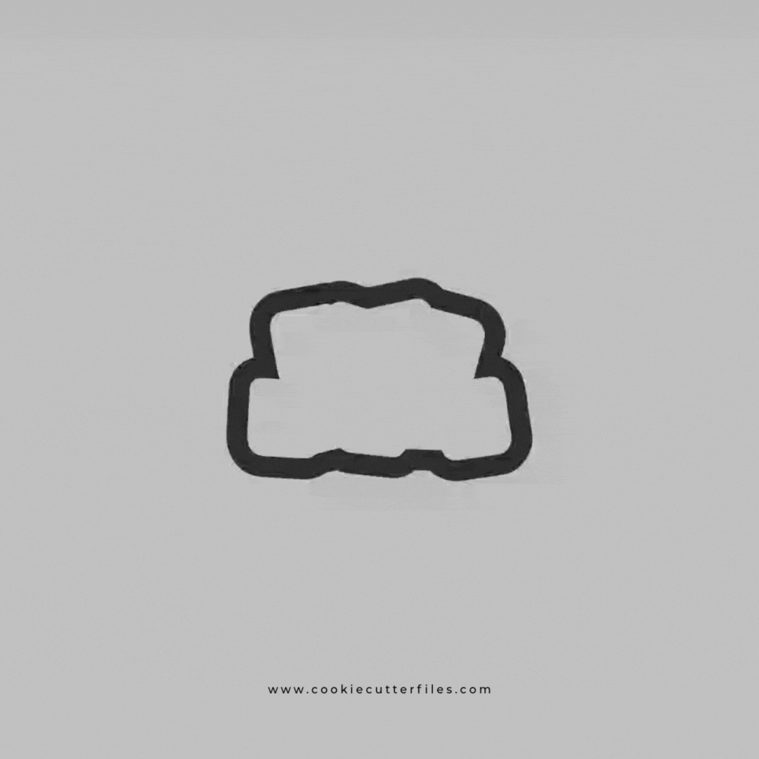 Word Blocks Game Night Cookie Cutter STL Files