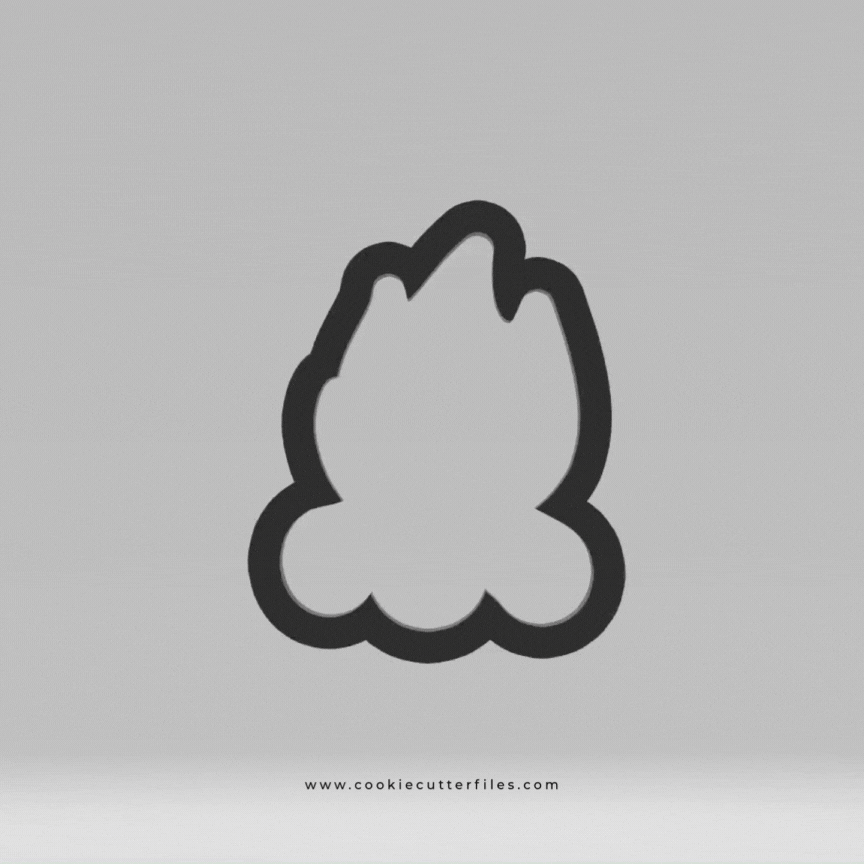 Bon Fire Camping Kids Cookie Cutter STL Files