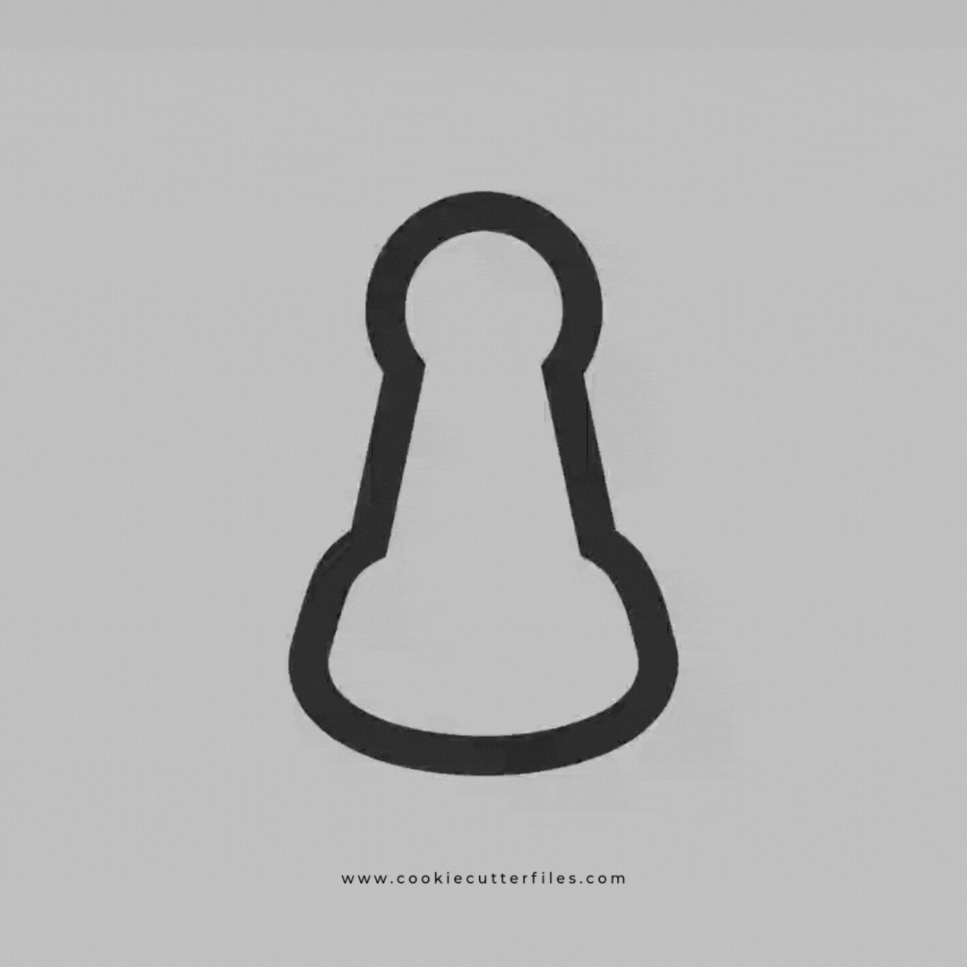 Playing Piece Game Night Cookie Cutter STL Files