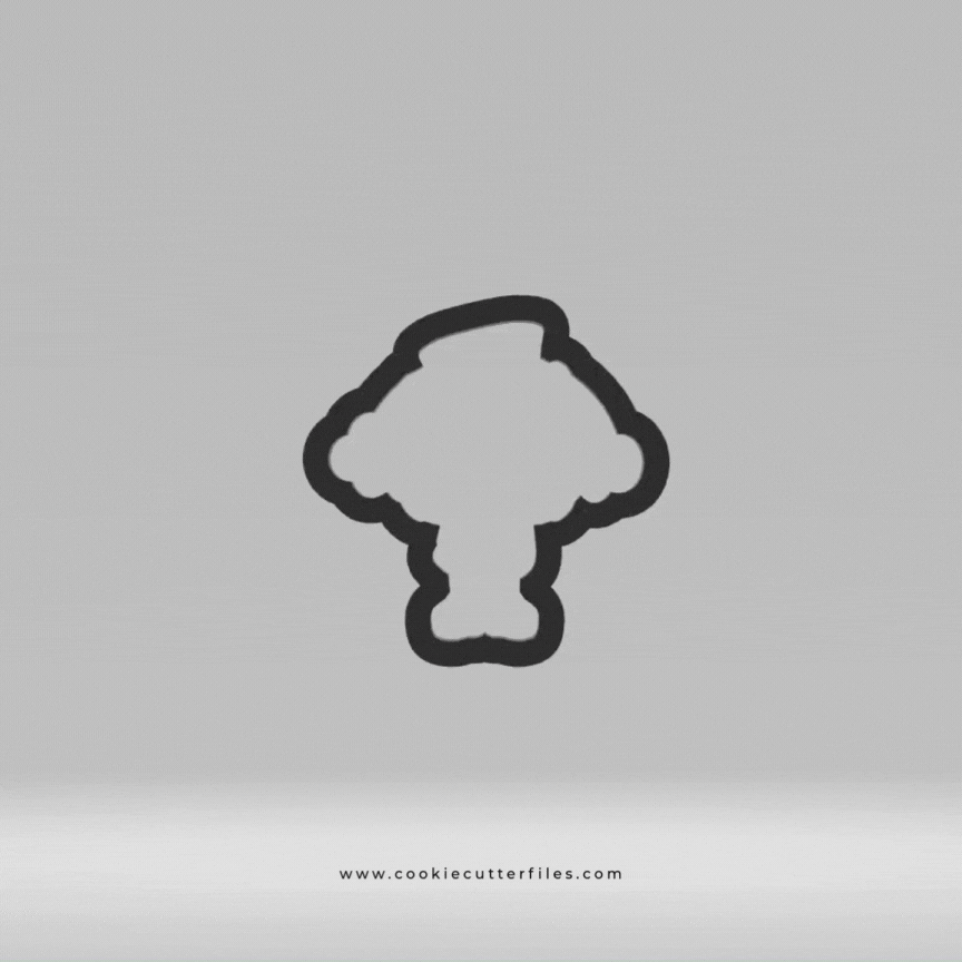 Rainbow Hip Leprechauns Cookie Cutter STL Files
