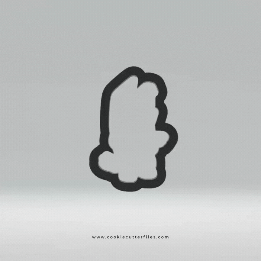 Uncle Inspired Blue Heeler Dog Cookie Cutter STL Files