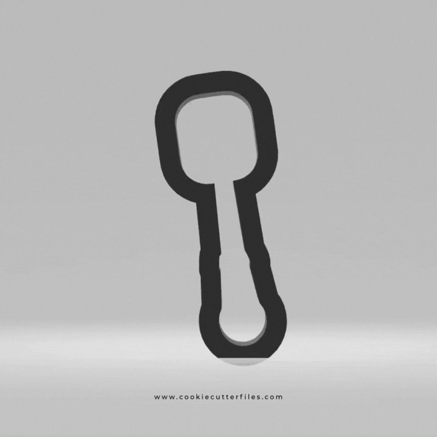 Spatula Turner Backyard Bbq Cookie Cutter STL Files