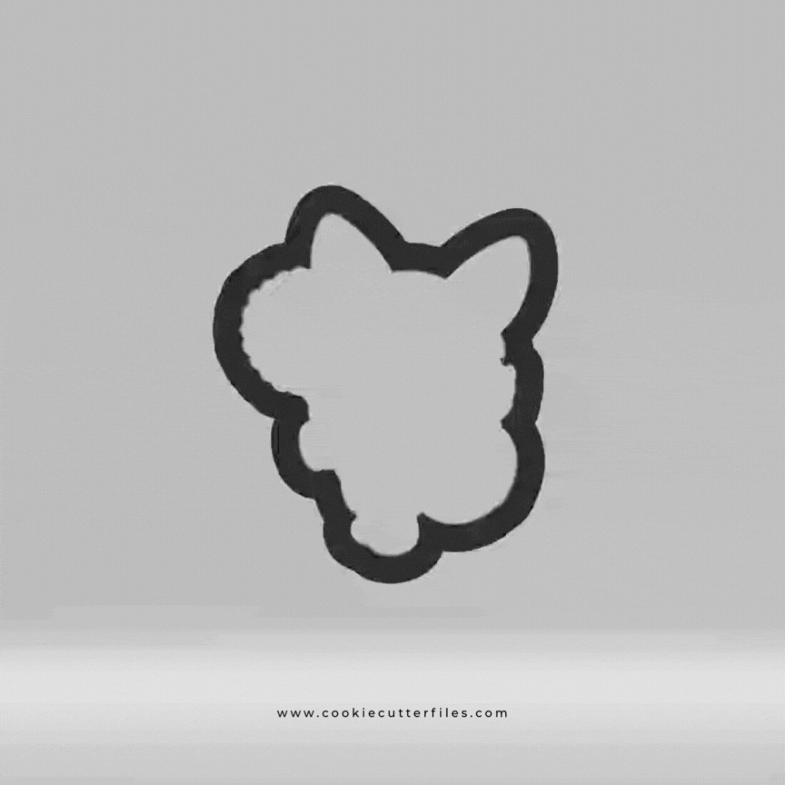 Sunflower Thanksgiving Foxes Cookie Cutter STL Files