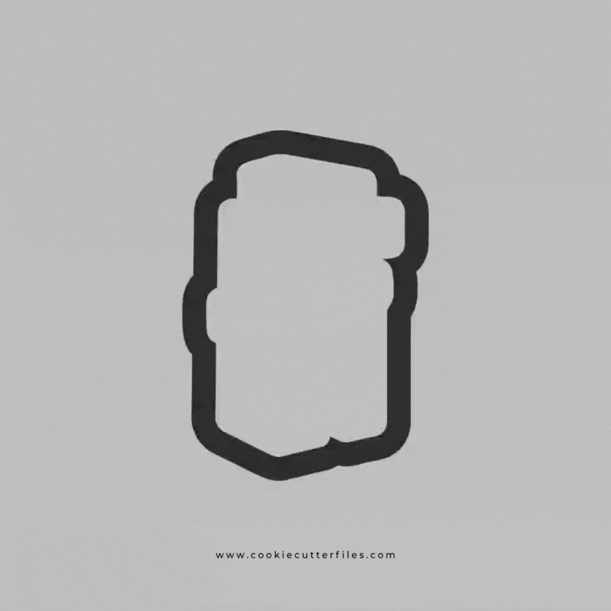 Wooden Block Tower Game Night Cookie Cutter STL Files