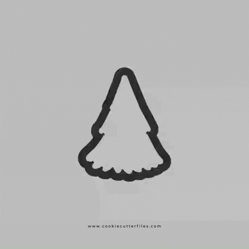 Tree Christmas Winter Gnomes Cookie Cutter STL Files